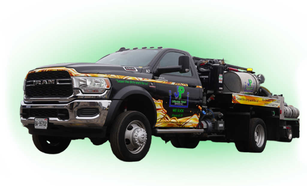 JP Grease Trap Pump Truck with Tilting and Suspension features